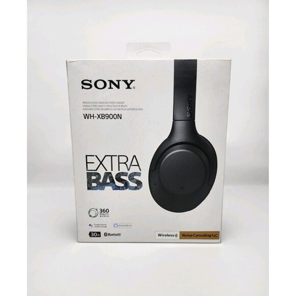 Sony WH-XB900N Wireless Noise Canceling Extra Bass Headphones - Picture 1 of 8